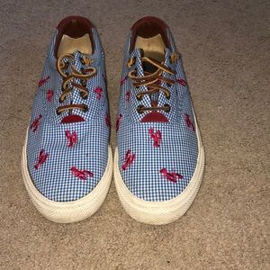 Polo blue and red lobster shoes. Size 8.5